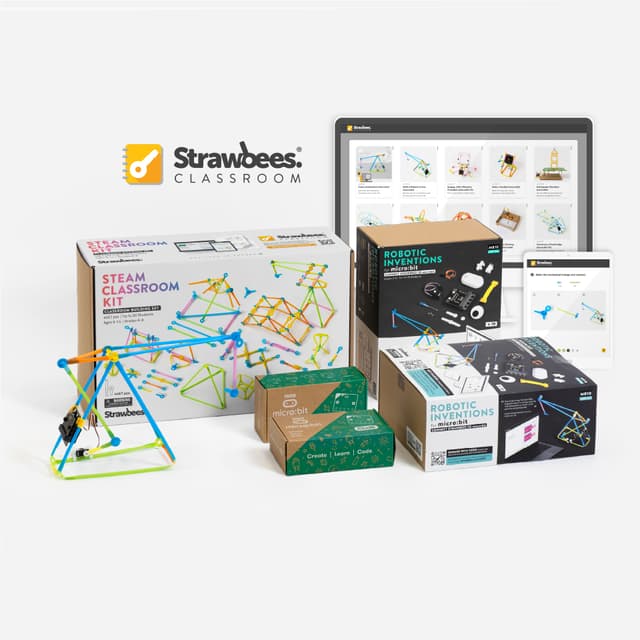 Strawbees STEAM CLASSROOM ROBOTICS – (micro:bit Included)