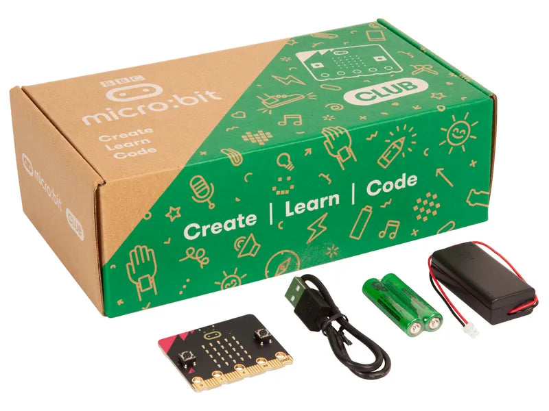 BBC micro:bit Club - Pack of 10 BBC micro:bit V2s with accessories