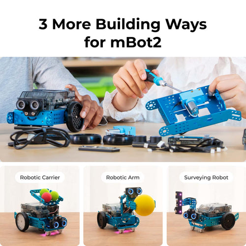 MakeBlock mBot2 Bundle | includes 10 Robots + 1 Smart World Add-On Pack