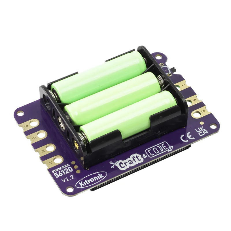 Kitronic Codekit Kitronik Craft & Code pack for BBC micro:bit (5 units) — Robotix Education