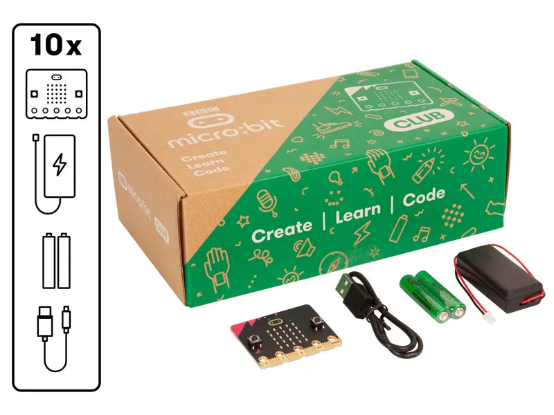 BBC micro:bit Club Pack - (10 Unit Value Bundle)