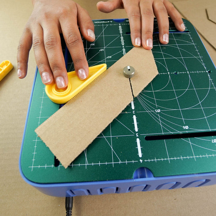 ChompSaw Maker Bundle (ChompSaw, Table Accessories, Inventor's Workbook, Hole Punch & Scoring Tool) - 5 & 10 Bundle Value Packs + Bonus