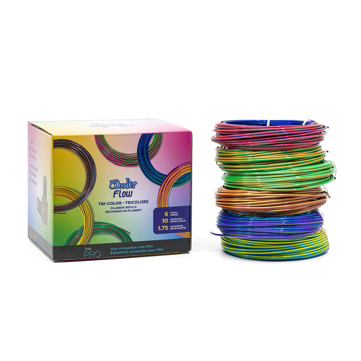 3Doodler Flow Plastic Filament Refill Box — Robotix Education