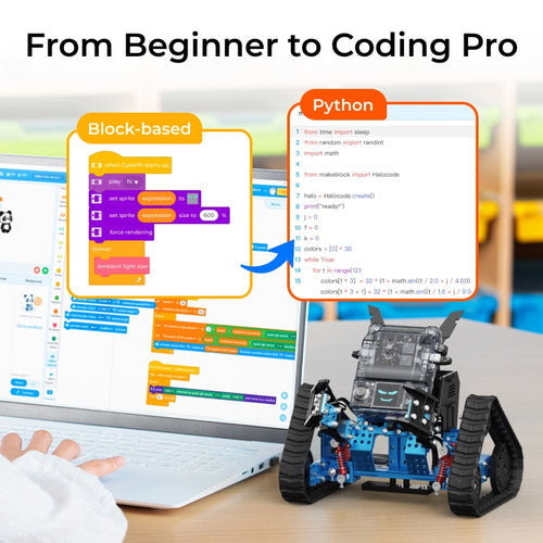 MakeBlock mBot2 Rover Robot Kit Bundle |  includes 15 Kits