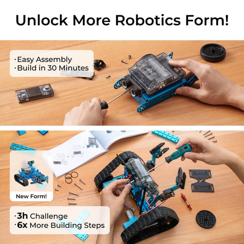 MakeBlock mBot2 Rover Robot Kit Bundle |  includes 15 Kits