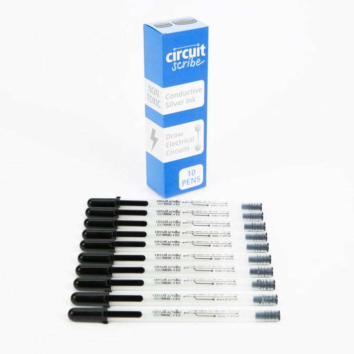 Circuit Scribe Conductive Ink Pen 10 Pack