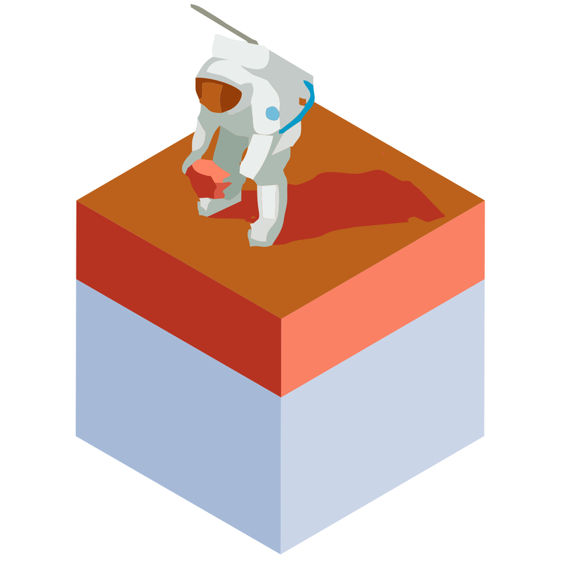 Mars Discovery AR VR Adventure Mat