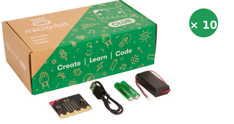 BBC micro:bit Club Pack - (10 Unit Value Bundle)