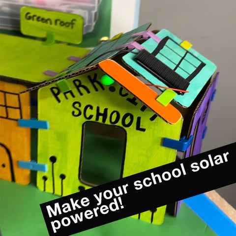 GoBox with Renewable Wind and Solar panel Supply Set