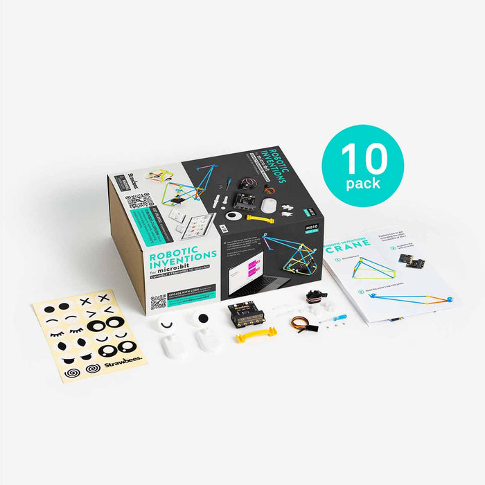 Strawbees Robotic Inventions for micro:bit – 10 Pack