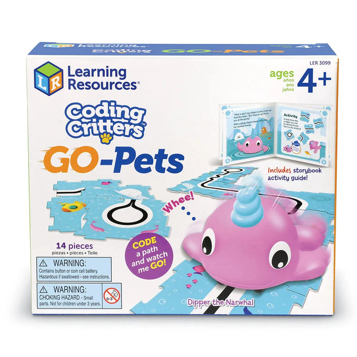 Coding Critters® Go-Pets: Dipper the Narwhal