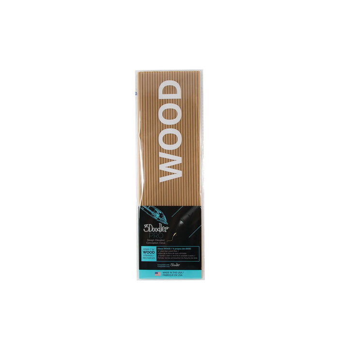 3Doodler Wood Plastic (Natural) – For PRO+3D Pen