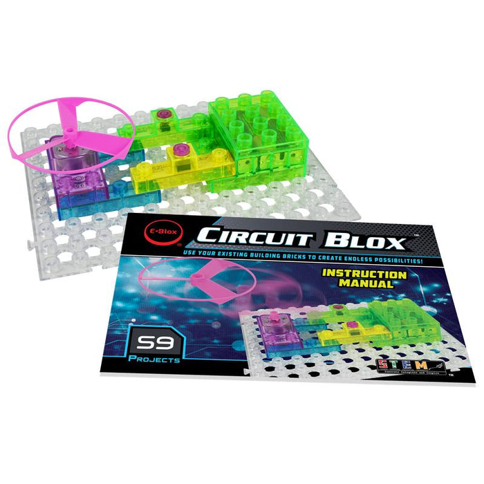 Circuit Blox™ 59 project Student Set - E-Blox® Circuit Board Building Blocks Educational Sets