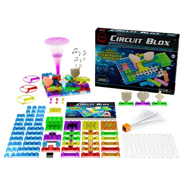 Circuit Blox™ 395 - E-Blox® Circuit Board Building Blocks Toys for Kids