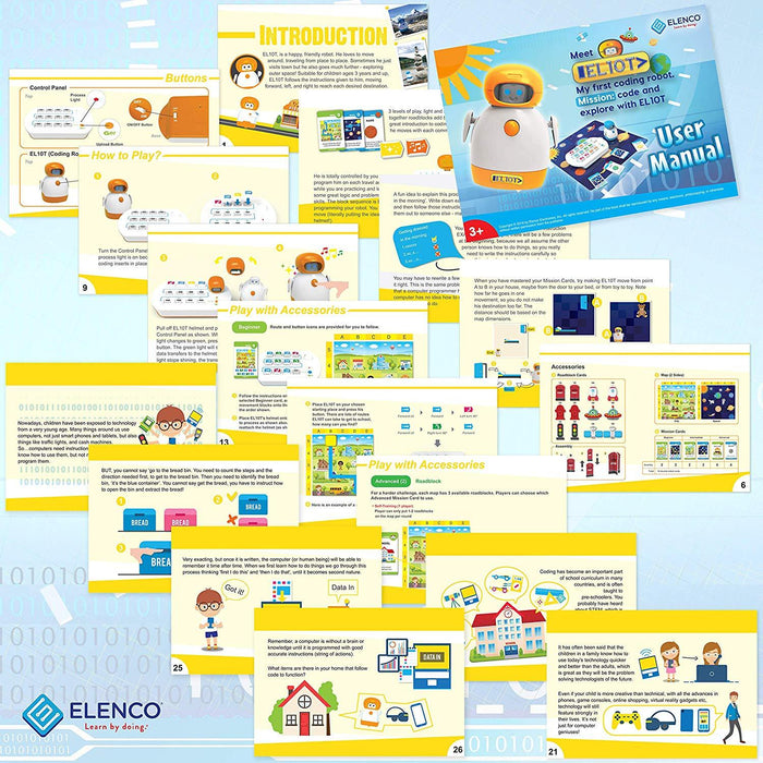 EL10T: My First Coding Robot (Elenco Ages 3+) - Classroom 10 Pack