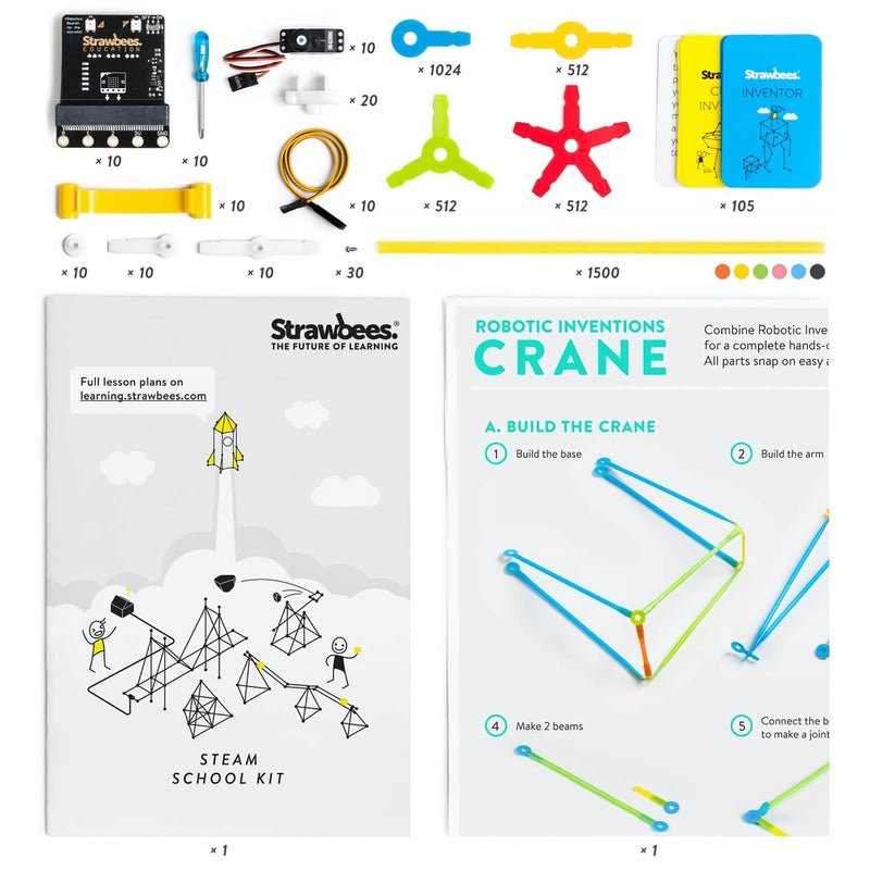 Strawbees STEAM Robotics Classroom Solution – (micro:bit Included)