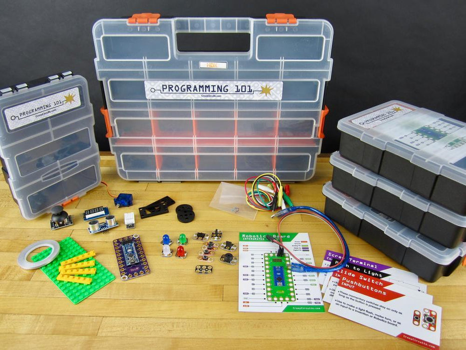 Crazy Circuits Classroom Set: Programing 101 (4 Pack)