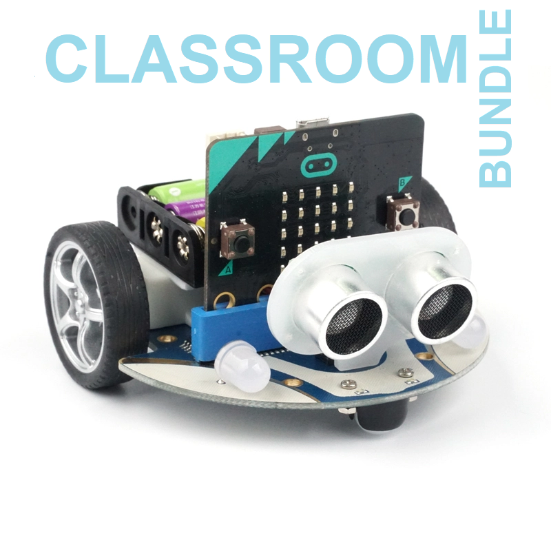 Smart Cutebot Classroom Bundle - 15 Cutebots & Lithium Battery Packs (without micro:bit)