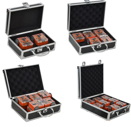 Edison Robots & Aluminum Case Bundle - (Choice of Case Size & Edison Robots)