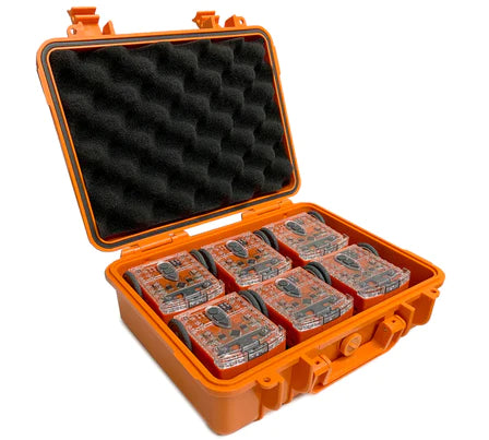 Edison Robots & Heavy Duty Case Bundle - (1 Case + 6 Edison Robots)