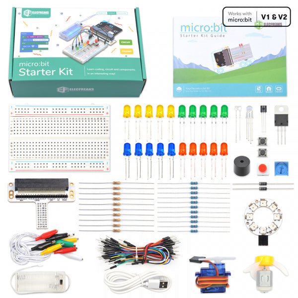 Starter Kit (ElecFreaks) - WITHOUT micro:bit | 20 Pack