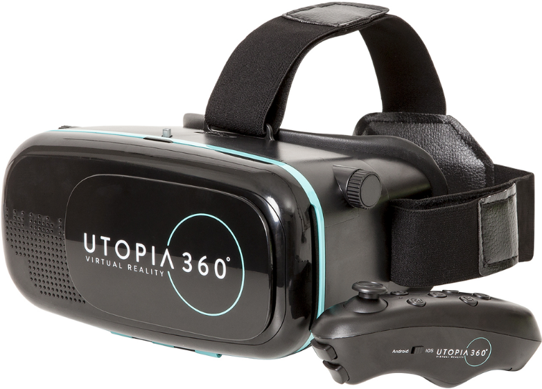 ReTrak Utopia 360 Virtual Reality Headset and Bluetooth Remote - Bluetooth